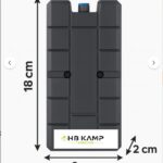 Tekrar Kullanılabilir Jel Dolgulu Buz Aküsü, 18x9.5x2cm 300 gr, Premium Kalite, Gri Renk