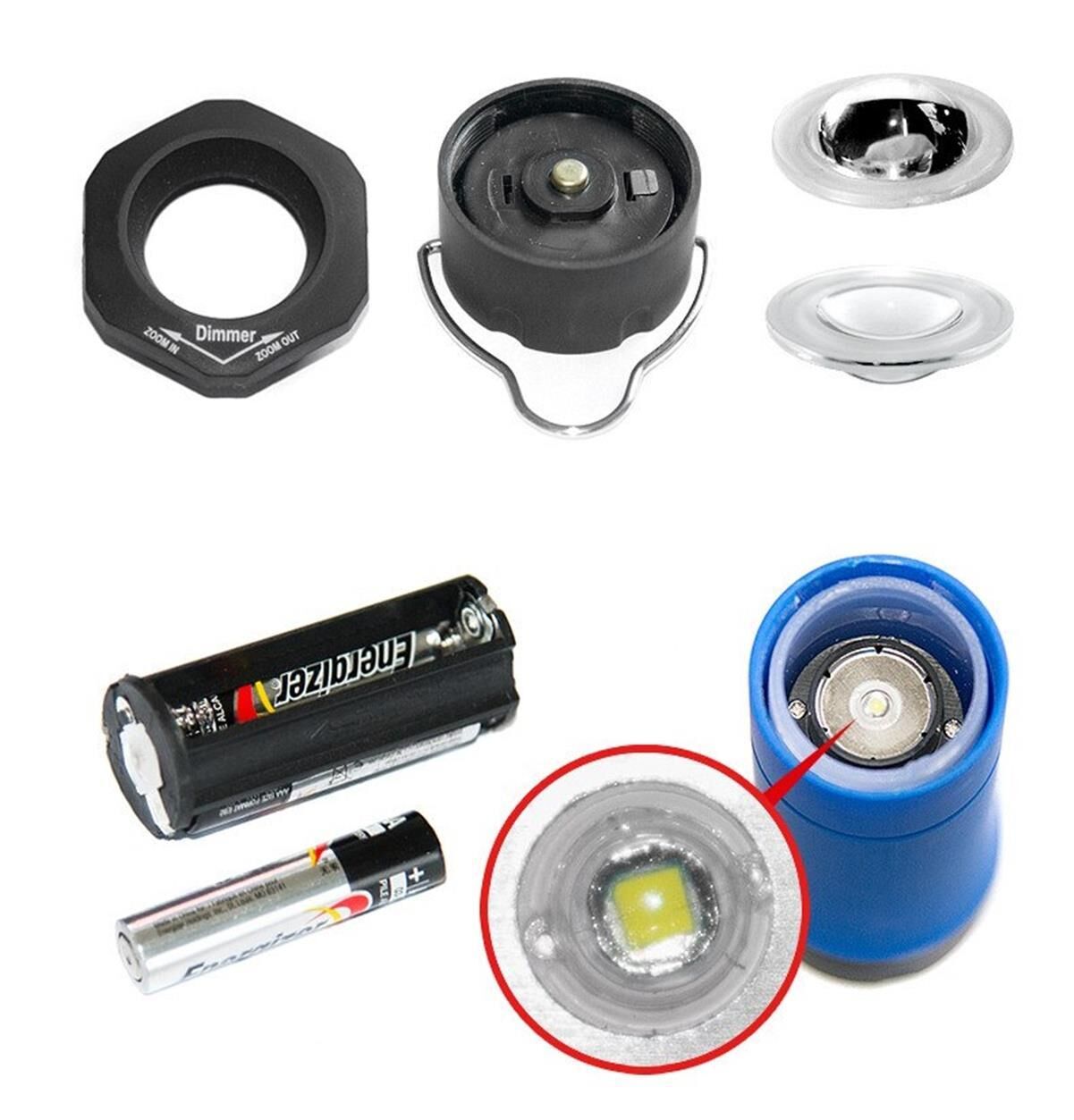 Naturehike 3IN1 MultiFonksiyonel LED Kamp Lambası MAVİ